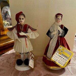 VINTAGE GREEK DOLLS 🌍